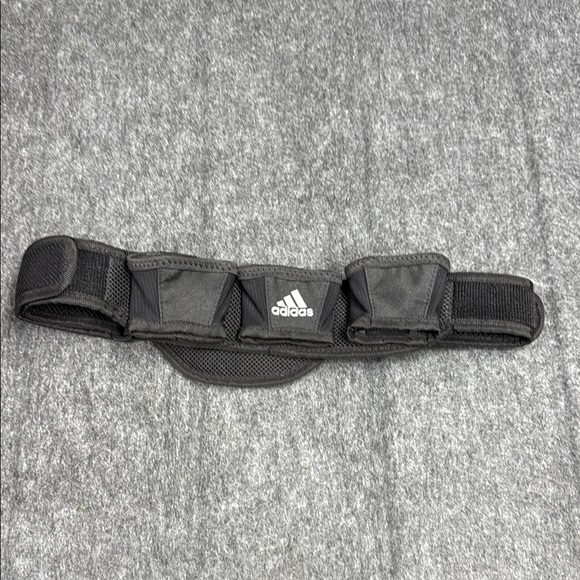 Adidas Black Running Belt Sleek Adjustable Accessory - Picture 1 of 8